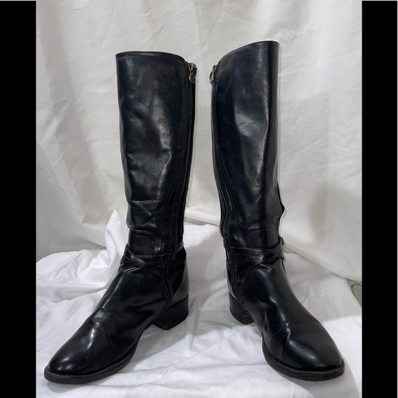 Etienne Aigner Shoes - Etienne Aigner E-Celine Black Knee-High Boots